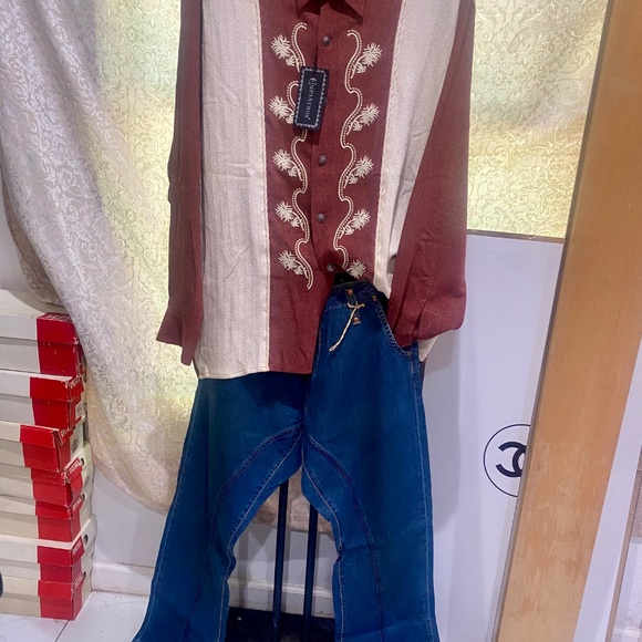 RIFLE Vintage 5 Pocket Jeans Sz 34 - Picture 14 of 15